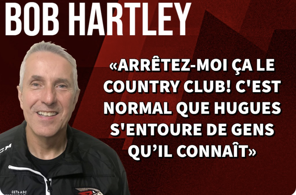 OUCH...Bob Hartley ramasse Luc Gélinas...