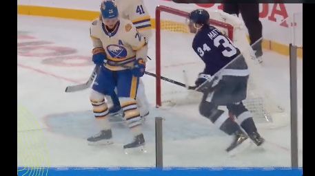 Le COUPE-GORGE d'Auston Matthews...OUCH...