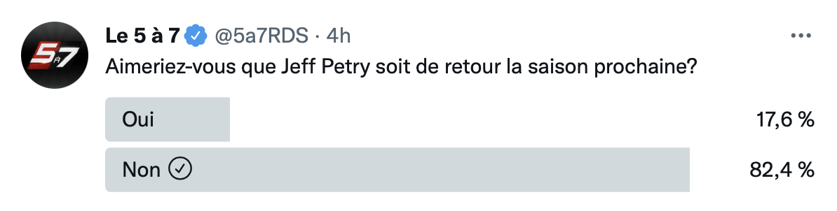 Les FANS ont parlé...Plus personne ne veut de Petry...