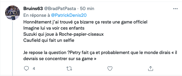 Ça vous GOSSE que Carey Price aille voir sa famille à chaque arrêt de jeu..