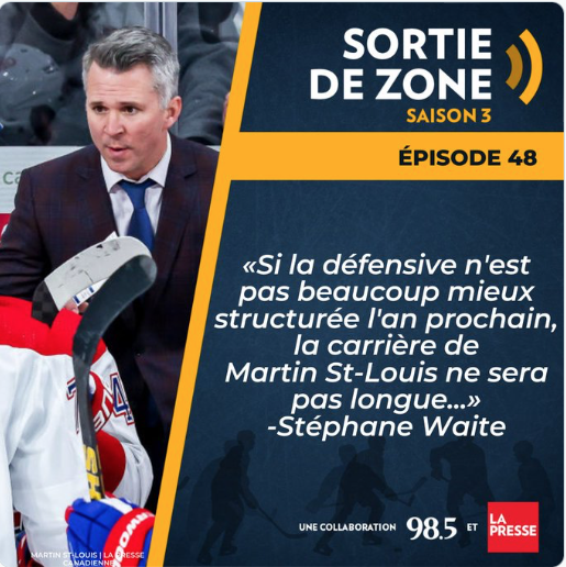 En osant MÉPRISER Martin St-Louis, Stéphane Waite...