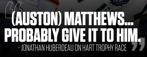 Jonathan Huberdeau LÂCHE une BOMBE...