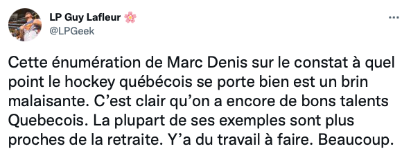 MALAISE hier...Avec Marc Denis...