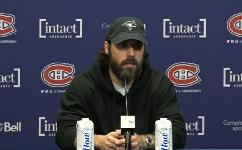 Mathieu Perreault a pleuré....