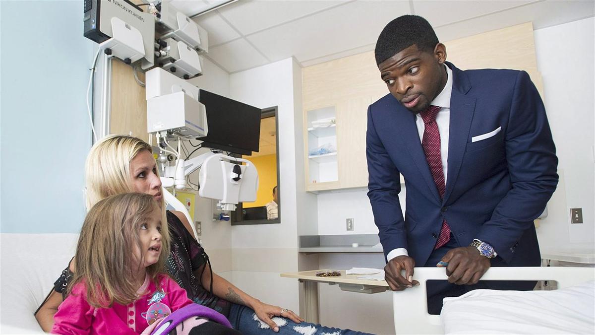 PK Subban mange Shea Weber...Au petit déjeuner de l'HUMANITÉ...