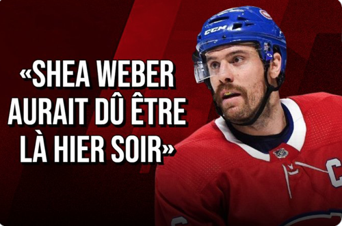 Shea Weber....tout le monde est sur son dos...