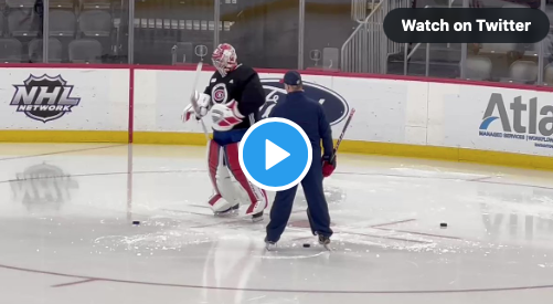 Vidéo: Les genoux de Carey Price TOP SHAPE....objectifs séries...