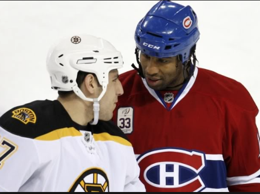 Georges Laraque veut CASSER la FACE de Milan Lucic...