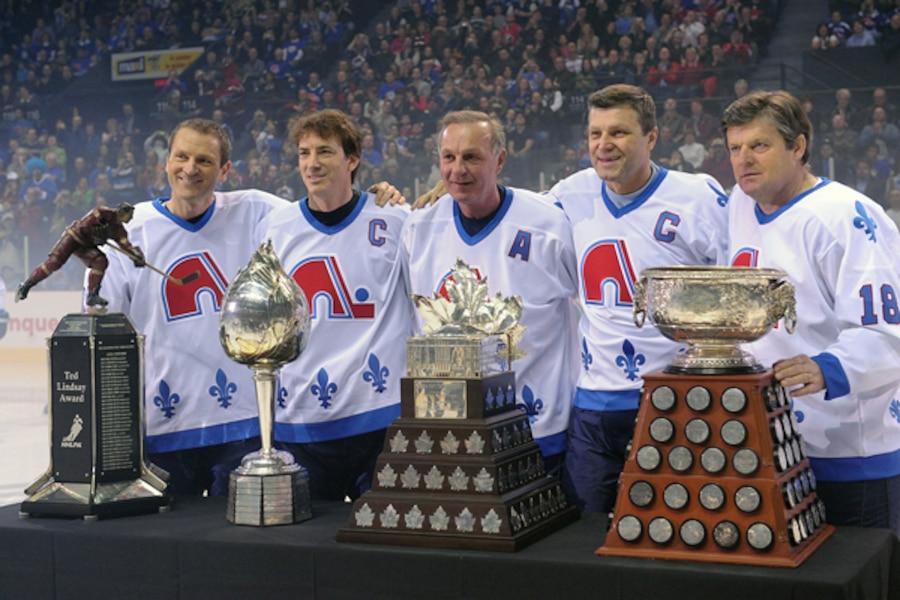 Joe Sakic, Marc Bergevin, Dominique Ducharme et Paul Wilson....BRAVO!