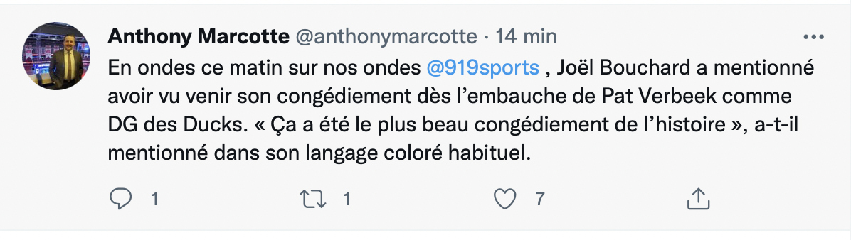 Joël Bouchard JOKE sur son CONGÉDIEMENT, encore des excuses...