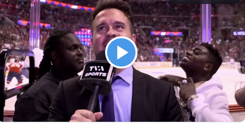 Vidéo: HAHA!!! Marc-André Perreault de TVA Sports...Qui rencontre le RAPPEUR KODAK BLACK...