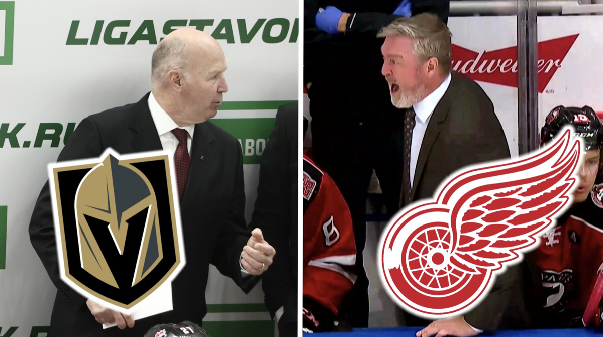 Claude Julien le FAVORI à Vegas...Patrick Roy le LONG SHOT à Détroit..