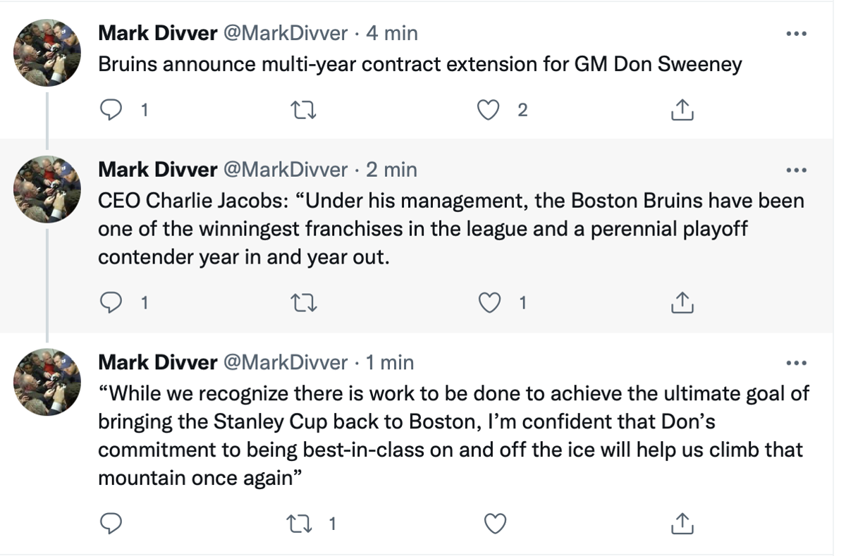 Les Bruins ont fait un Marc Bergevin...OUCH...