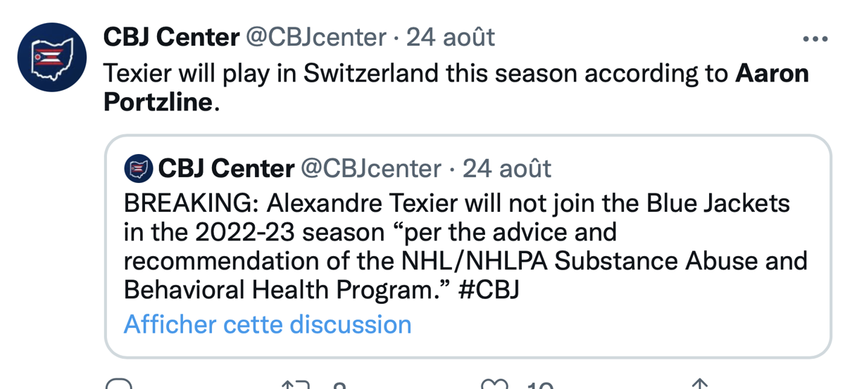 ALEXANDRE TEXIER n'a pas fini de choquer la PLANÈTE HOCKEY