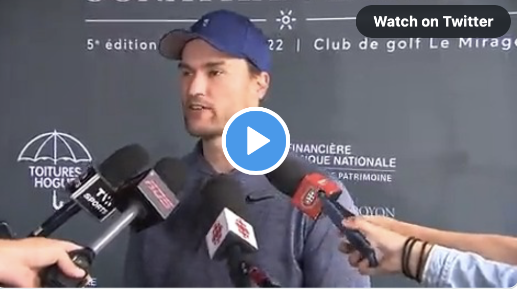 Jonathan Drouin ne parlait pas comme un membre du CH