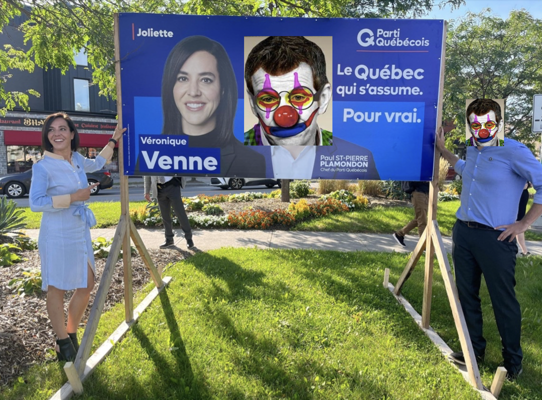 Le SLOGAN du PARTI QUÉBÉCOIS...