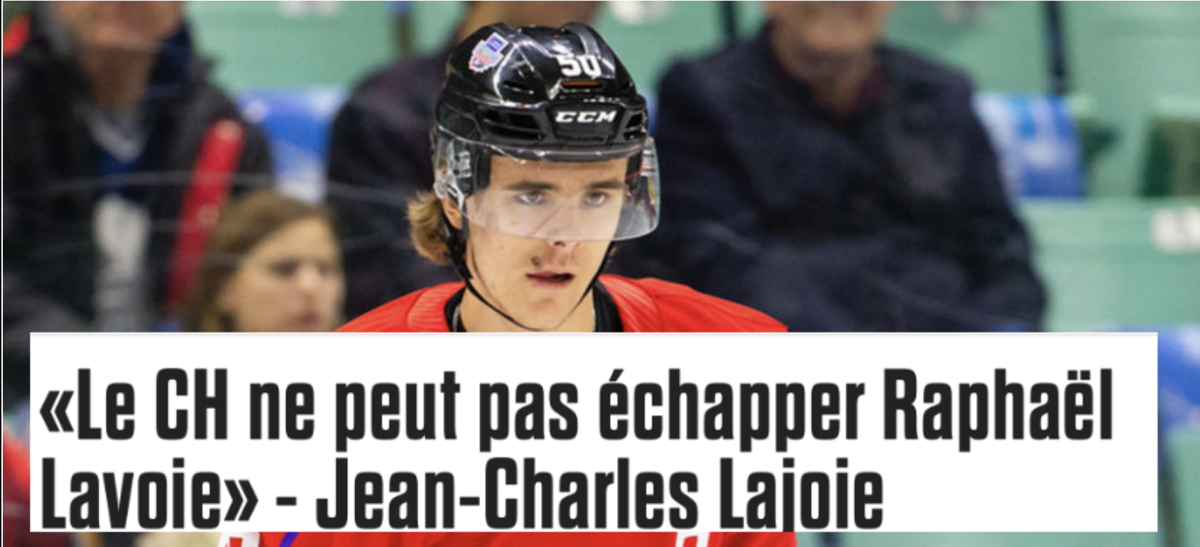 Jean-Charles Lajoie va s'EXCITER le POIL des JAMBES...Raphaël Lavoie sur le marché!!