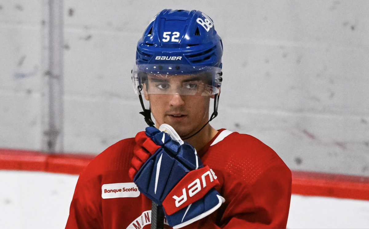 JUSTIN BARRON... CAPITAINE du Canadiens de Montréal