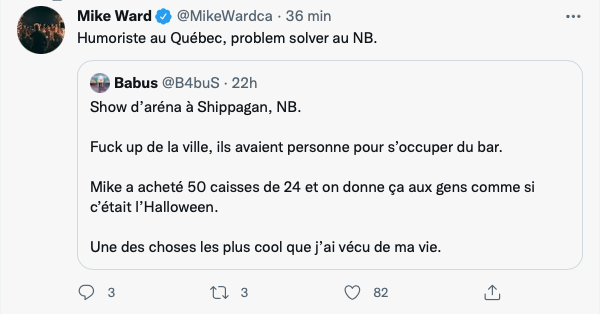 Mike Ward fait la leçon à Geoff Molson!!!