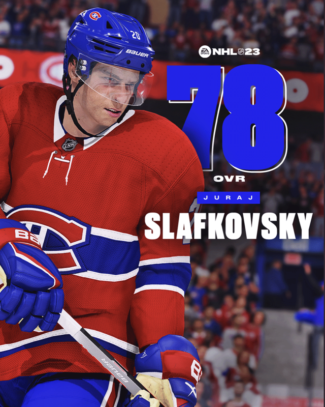 NHL23 sous-estime Juraj Slafkovsky et le défigure!!!