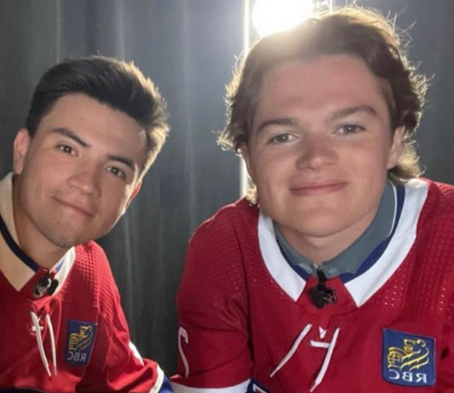 Nick Suzuki va surveiller le PARTY de Cole Caufield!!