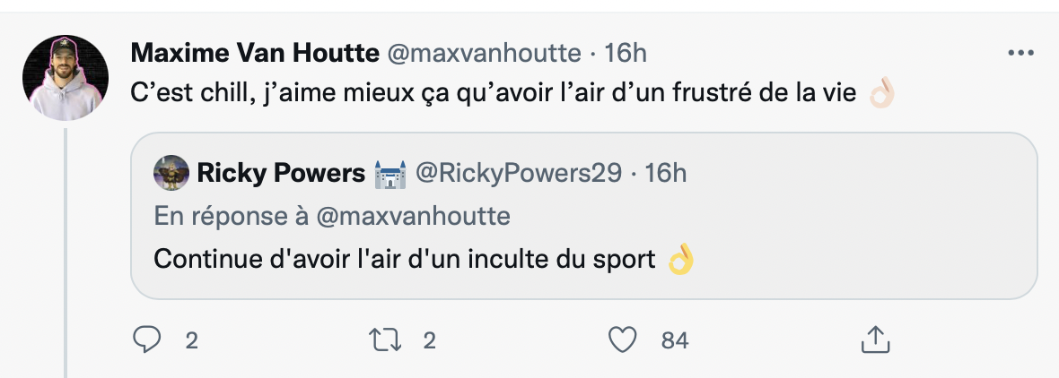 Quand un animateur du 91,9 Sports traite un FAN de FRUSTÉ de la vie...