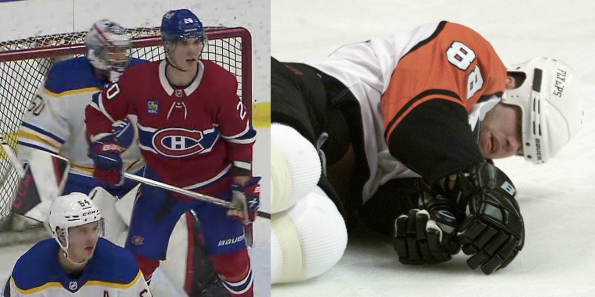 VIDEO: Slafkovsky se serait fait TUER comme Lindros dans la LNH