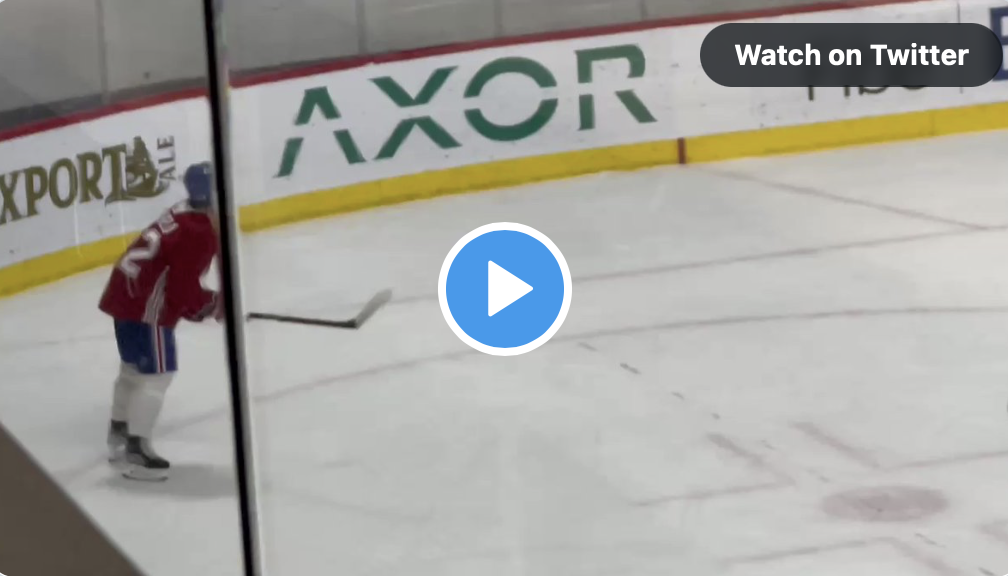 VIDEO: WOW... GOAL Caufield trop FORT pour le CAMP