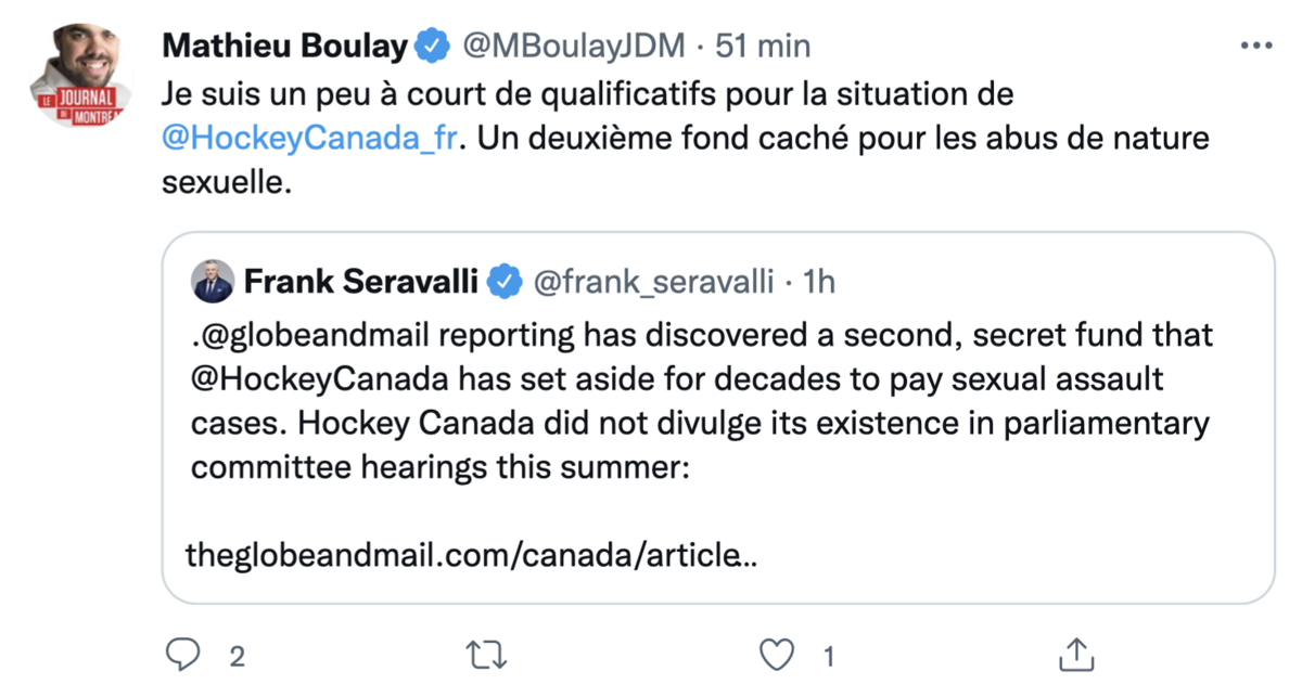 SCANDALE Hockey Canada ... La situtation ne fait que s'EMPIRER