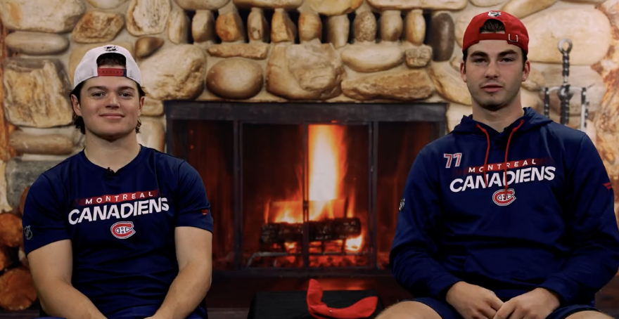 VIDEO: Haha ... Cole Caufield est le FILS de Martin St-Louis