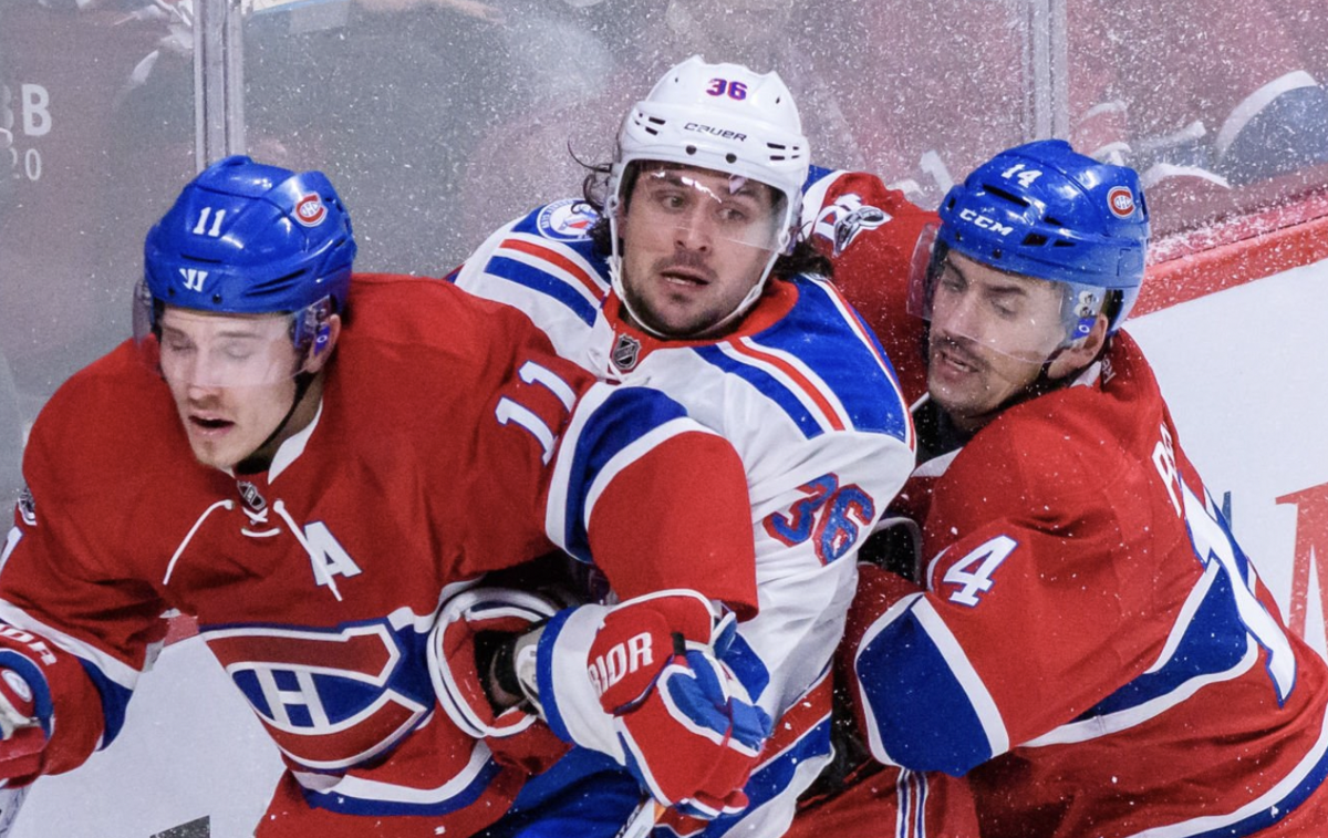 VIDEO: HAHA ... Tomas Plekanec se FOUT de la GUEULE de Gallagher