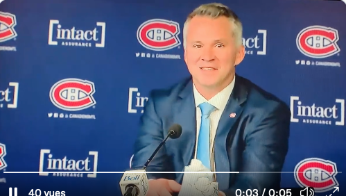 Vidéo: La face de Martin St-Louis!!!! Le SOURIRE 