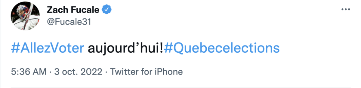 Zach Fucale a un MESSAGE pour les QUÉBÉCOIS