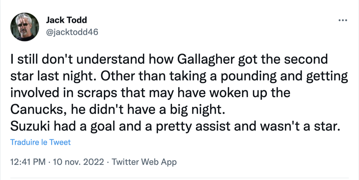 Brendan Gallagher ... Le FAUX Leader