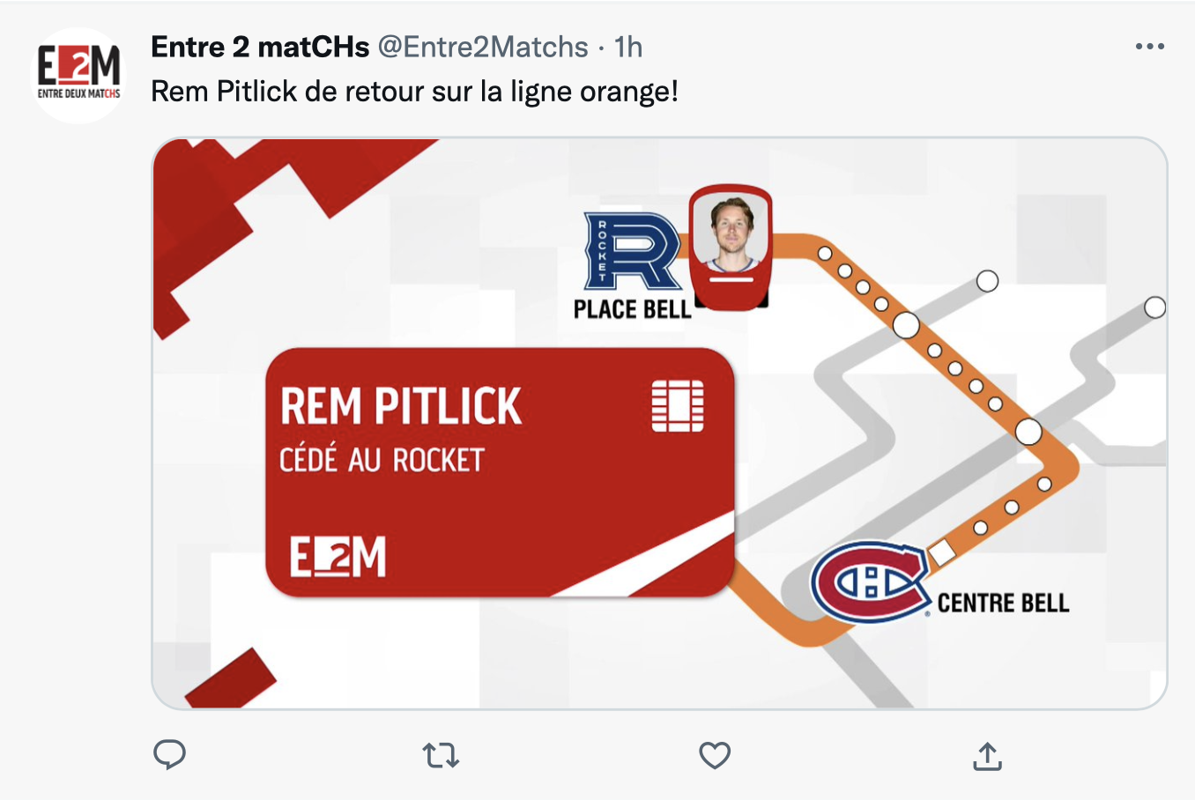 HAHA ... Rem Pitlick a dû s'acheter une passe STM