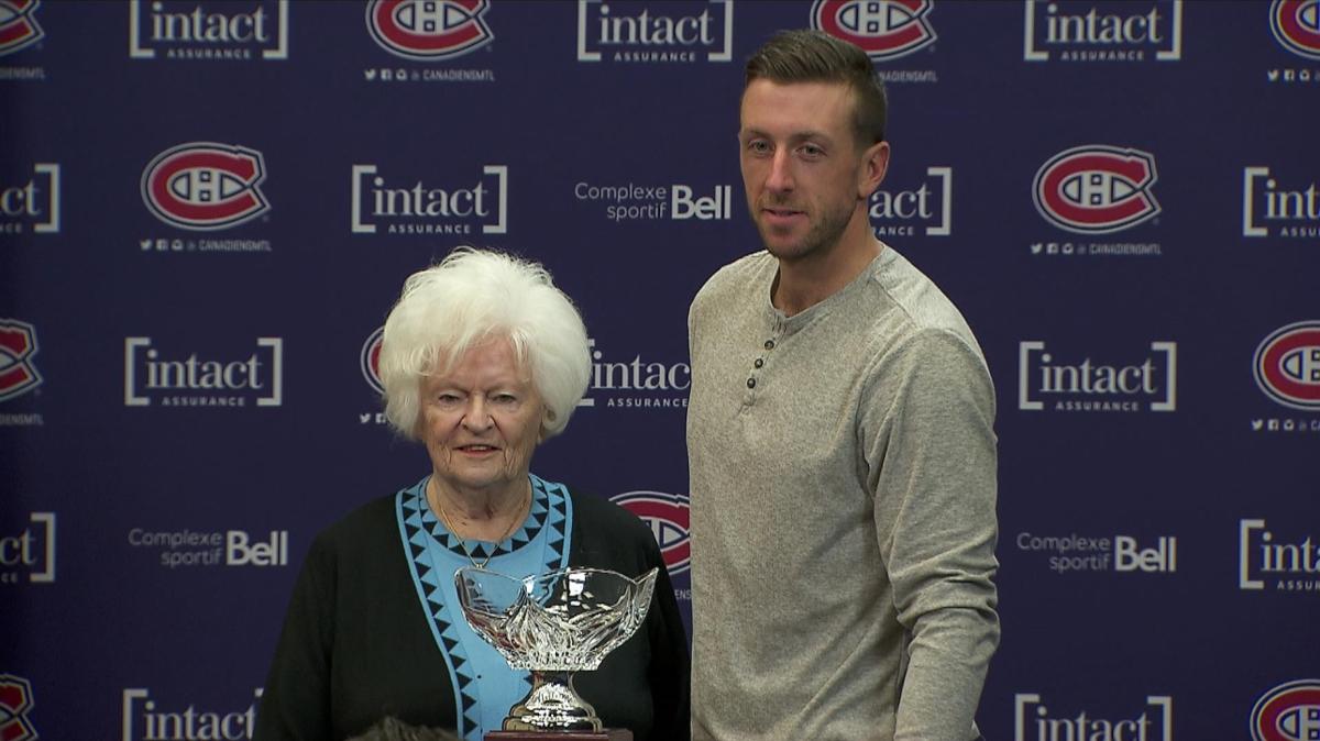 Jake Allen reçoit le trophée Jean Béliveau!