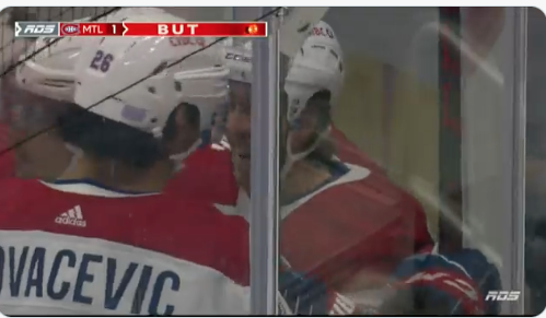 Mike Hoffman RAMASSE les POUBELLES de Brendan Gallagher!!!!!