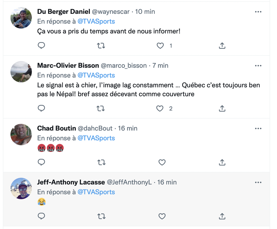 TVA Sports s'ÉCROULE!!!!! Le PUBLIC devient FOU sur TWITTER!!!