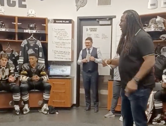 VIDEO: Georges Laraque et les F words d'avant MATCH