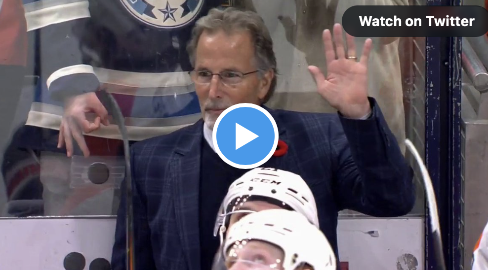 VIDEO: WOW ... John Tortorella ...  ÉMUE pour une RARE fois !!!