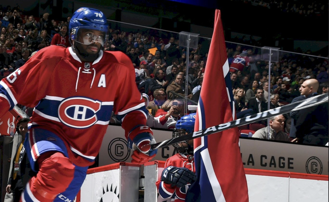 Stéphane Waite CRACHE sur PK Subban...