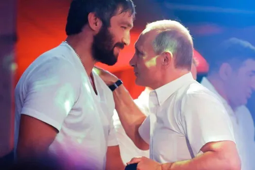 Vladimir Poutine remercie Alex Ovechkin...après les bombardements...