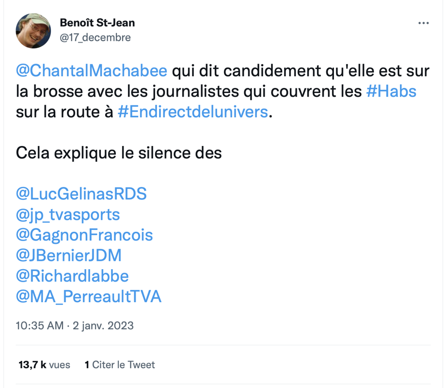 Chantal Machabée ACCUSÉE d'être sur la BROSSE...l'internaute se fait RAMASSER!!!