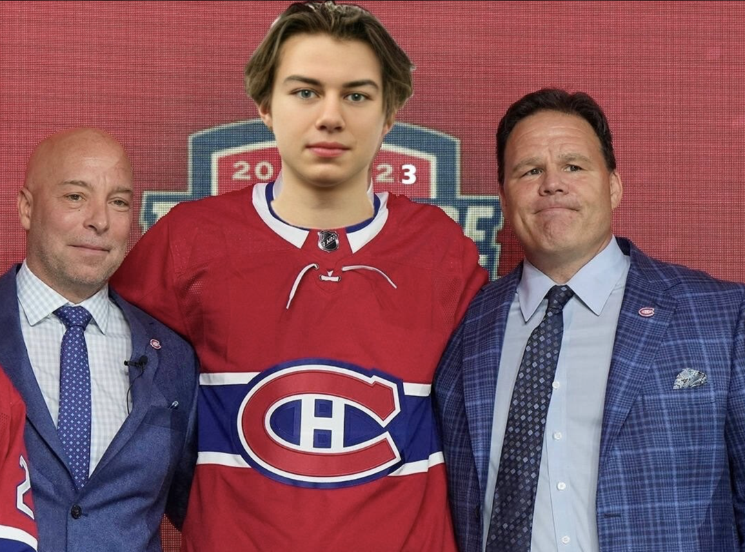 Connor Bedard à Montréal...devant Kirby Dach....et Suzuki 3e...