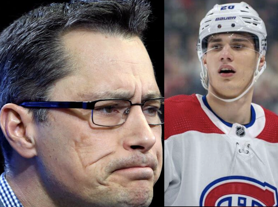 Guy Boucher CINGLANT envers Juraj Slafkovsky....