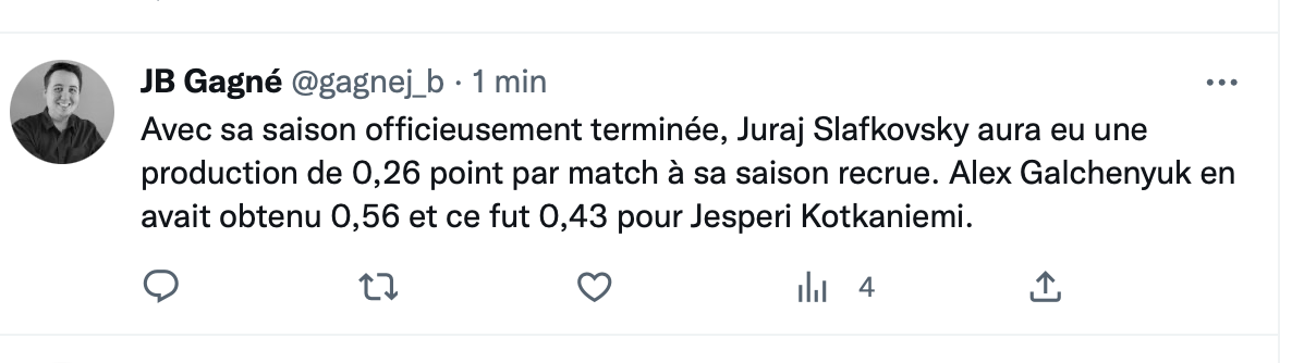 Jesperi Kotkaniemi s'en prend à Juraj Slafkovsky...