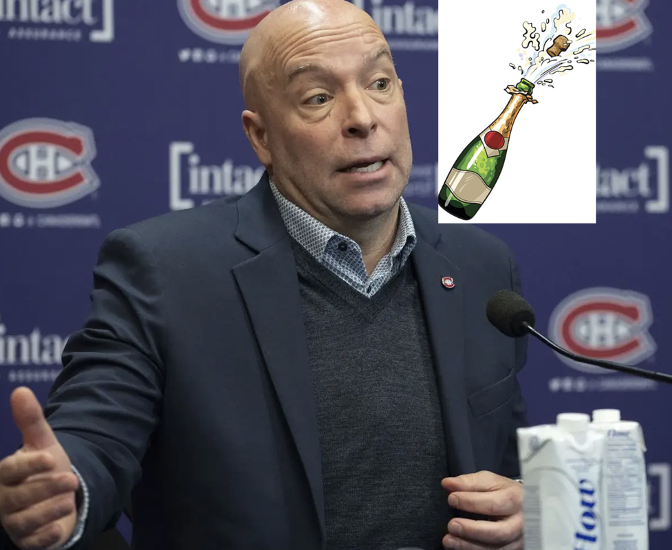 Kent Hughes ne l'avouera jamais...il a POP le CHAMPAGNE...