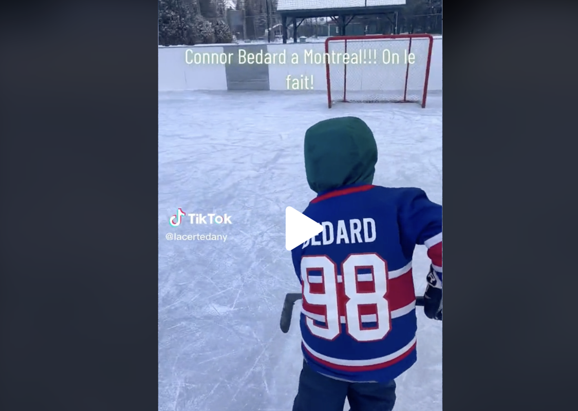 Vidéo:  Connor Bedard à Montréal...C'est rendu tellement BIG..