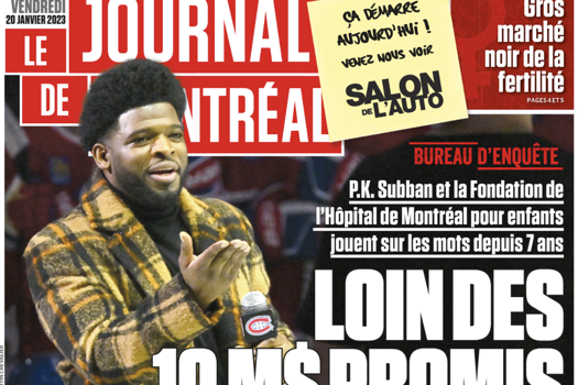Le Journal de Montréal est vraiment DÉGEULASSE...PK Subban traité en CRIMINEL...