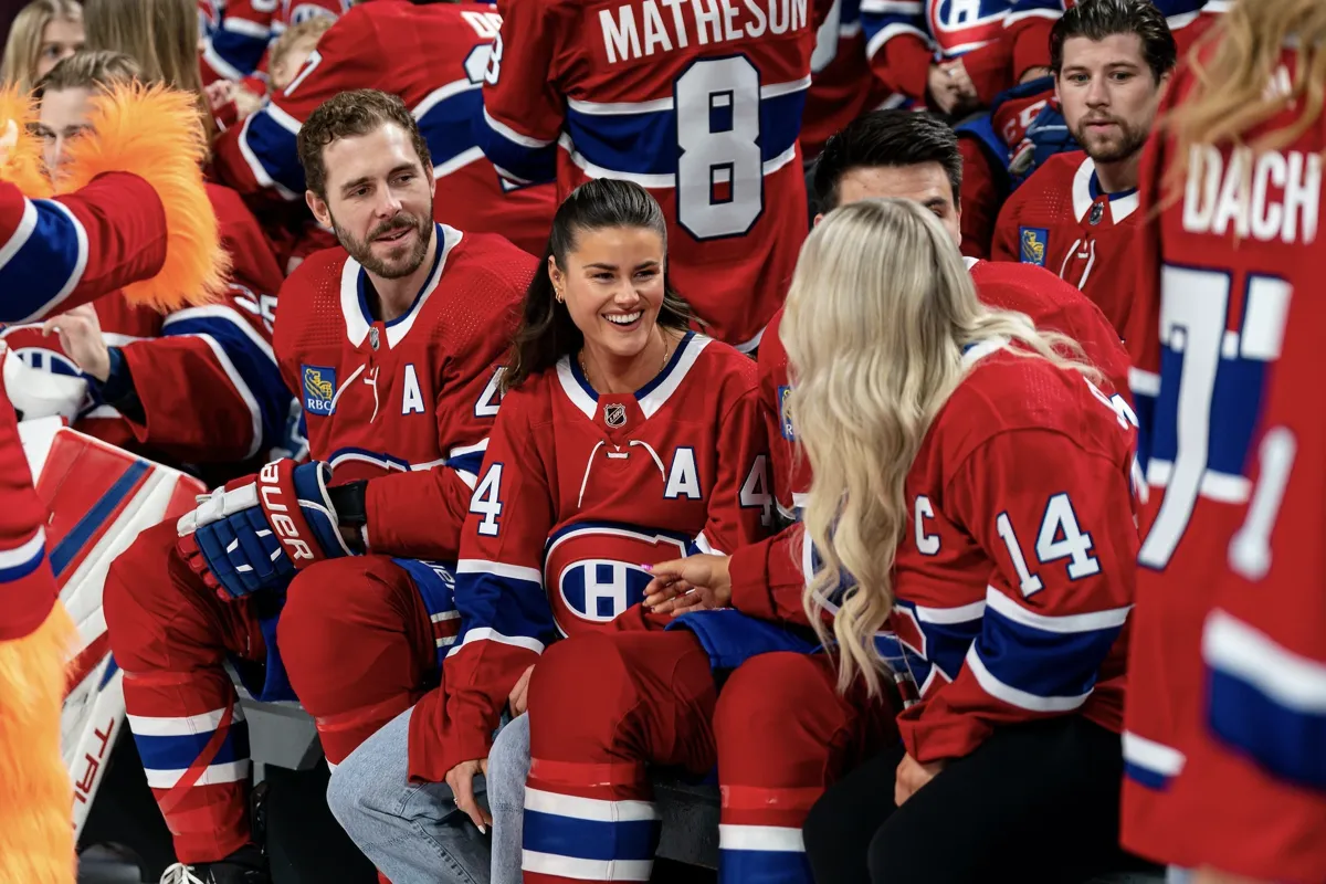 Énorme manque de respect Chantal Machabée, les blondes des des joueurs du CH...